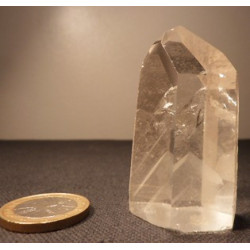 fantôme de quartz translucide
