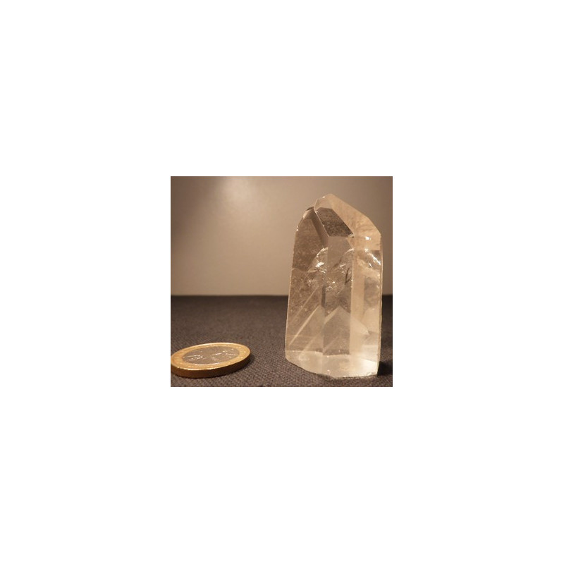 fantôme de quartz translucide