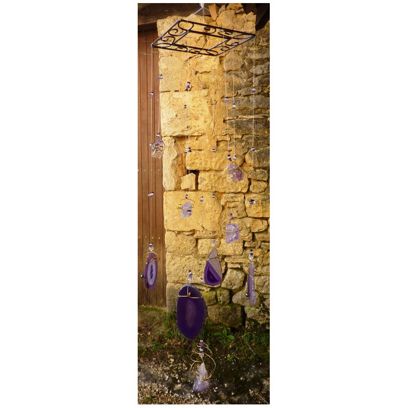 mobile minéral violet