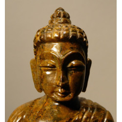 sculpture de boudha en oeil de tigre