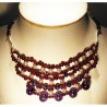 collier grenat et améthyste