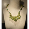 collier péridot et jade