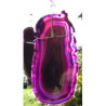Grande agate violette du mobile