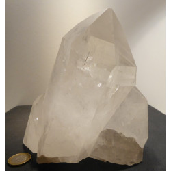 groupe de cristaux de quartz