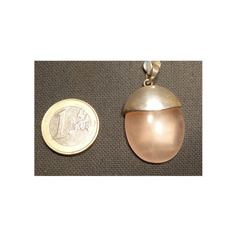 pendentif quartz rose