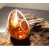 bracelet ambre et argent