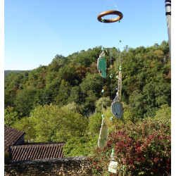 mobile minéral et sonore vert petit modéle