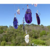 Suspension en Agate et Crital de Roche