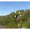 mobile orange en Agates met cristal