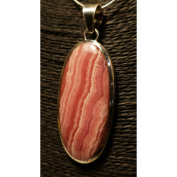 Pendentif en rhodochrosite