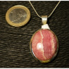 Pendentif en rhodochrosite