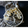 Pendentif Arbre de Vie en Citrine
