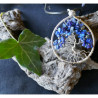 Arbre de Vie en Lapis Lazuli, Pendentif en pierre bleue, pierre des égyptiens,