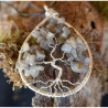 Pendentif Arbre de Vie en Labradorite, Pierre semi-précieuses, cadeaux pour infirimière, Création LE SAULE REVEUR