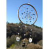 Yin Yang Gemstone Dreamcatcher, Gemstone Tourmaline, Rock Cristal, LE SAULE REVEUR