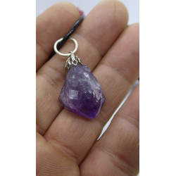 Pendentif cristal d'améthyste