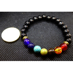 bracelet obsidienne 7 chakras