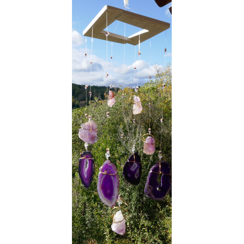 mobile minéral violet moyen modéle