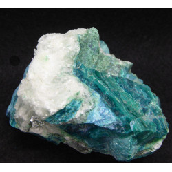 Blue Chrysocolla with Gypsum Crystals from Chile, Quality AAA+