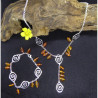 Set of Ambre Jewels, Necklace + Bracelet