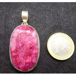 Pendentif en Rubis, Bijou argent