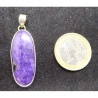 Pendentif Argent en Charoite de Russie