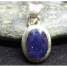 Pendentif en Saphir, Bijou Argent