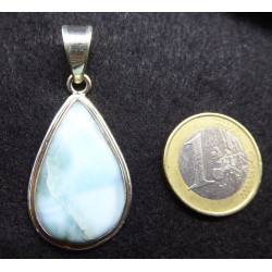 Larima Silver Pendant with Drop Shape