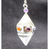 Pendule de Radhiéstésie  en Pierres des Chakras