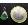 Pendentif en Emeraude Facettée et Argent