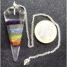 Pendule en Pointe Cristal et Chakra