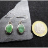 Boucles d'Oreille en Emeraude Facettée