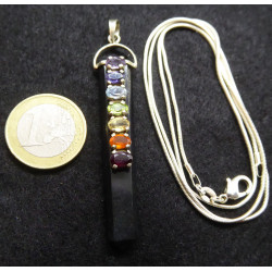 Pendentif Onyx Pierres des Chakras