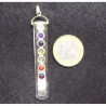 Pendentif Cristal et Pierre des Chakras