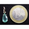 Pendentif Goutte en Apatite Facettée
