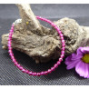 Ruby facetted beads BRacelet