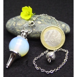 Pendule de Luzi en verre opalisant