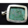 Pendentif en Chrysocolle Rectangulaire