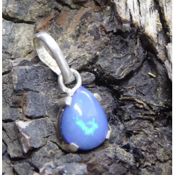 Pendentif en Opale Bleue