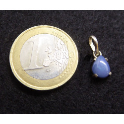 Pendentif en Opale Bleue