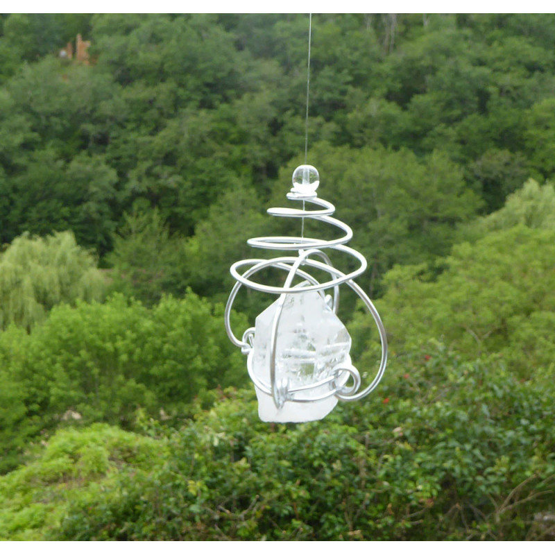 Mobile Spirale Cristal de Roche