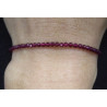 Bracelet en Grenat 2mm