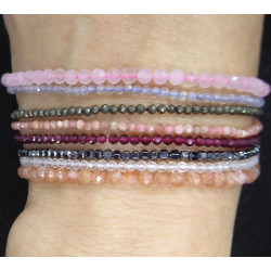 Garnet Bracelet 2mm