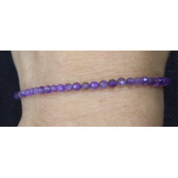 Bracelet en Amethyste 2mm