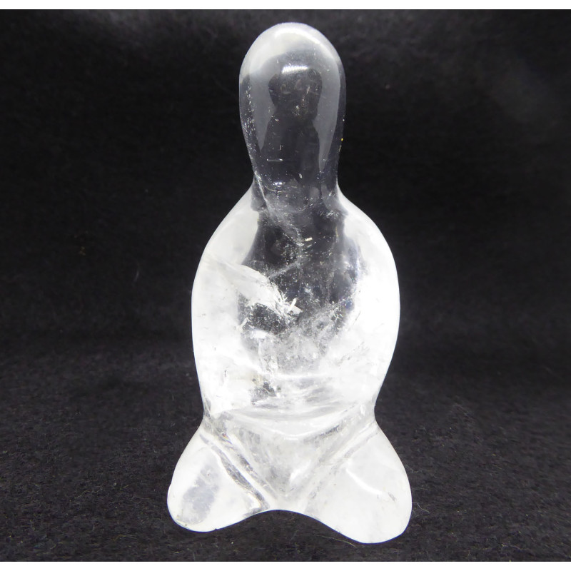 Rock Crystal Minimalist Buddha