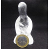 Bouddha Minimaliste en Cristal de Roche