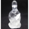 Bouddha Minimaliste en Cristal de Roche