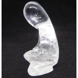 Bouddha Minimaliste en Cristal de Roche