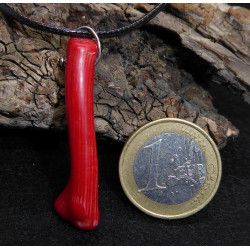 Pendentif Corail Rouge