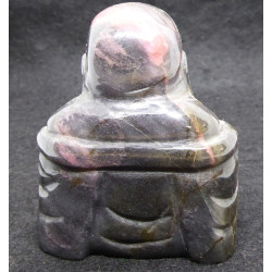 Rhodonite Happy Buddha